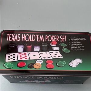 NIB!!! Texas Hold'em Poker Set-Complete